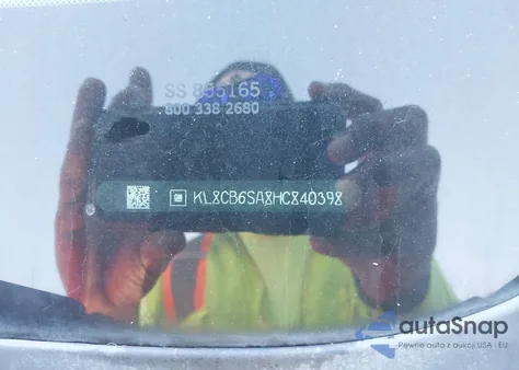 2017 Chevrolet Spark Ls Cvt z USA, uszkodzony, nr VIN KL8CB6SA8HC840398